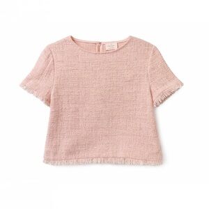 Kate Spade Blush Tweed Top - Size 4